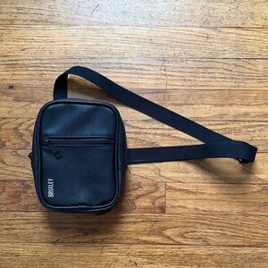 Black Leather Crossbody Bag